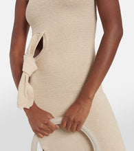 Jacquemus La Robe Maille Noeud midi dress
