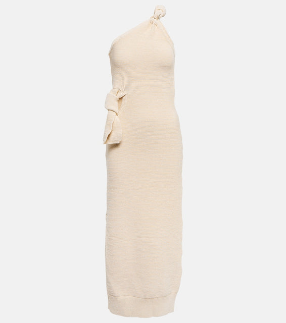 Jacquemus La Robe Maille Noeud midi dress