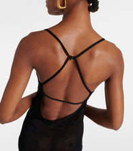 Jacquemus La Robe Maille Puntini polka-dot mesh gown