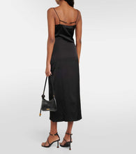Jacquemus La Robe Notte satin midi dress