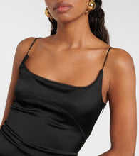 Jacquemus La Robe Notte satin midi dress