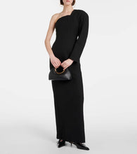 Jacquemus La Robe Pablo one-shoulder crêpe gown