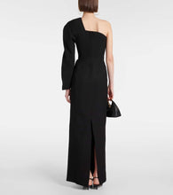 Jacquemus La Robe Pablo one-shoulder crêpe gown
