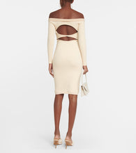 Jacquemus La Robe Pampero cotton-blend midi dress