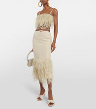 Jacquemus La Robe Raphia fringed midi dress