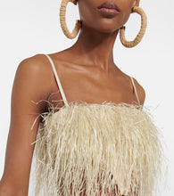 Jacquemus La Robe Raphia fringed midi dress