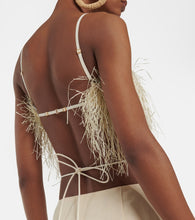 Jacquemus La Robe Raphia fringed midi dress