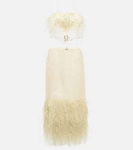 Jacquemus La Robe Raphia fringed midi dress. Jacquemus La Robe Raphia 流苏中长连衣裙