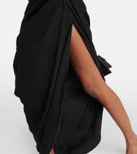 Jacquemus La Robe Saudade draped maxi dress
