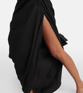 Jacquemus La Robe Saudade draped maxi dress