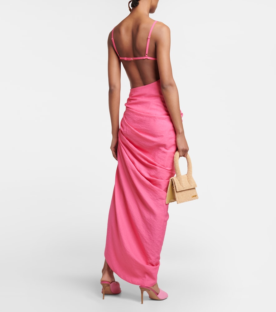 Jacquemus La Robe Saudade voile maxi dress