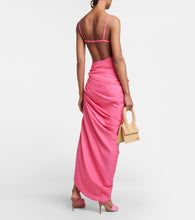 Jacquemus La Robe Saudade voile maxi dress