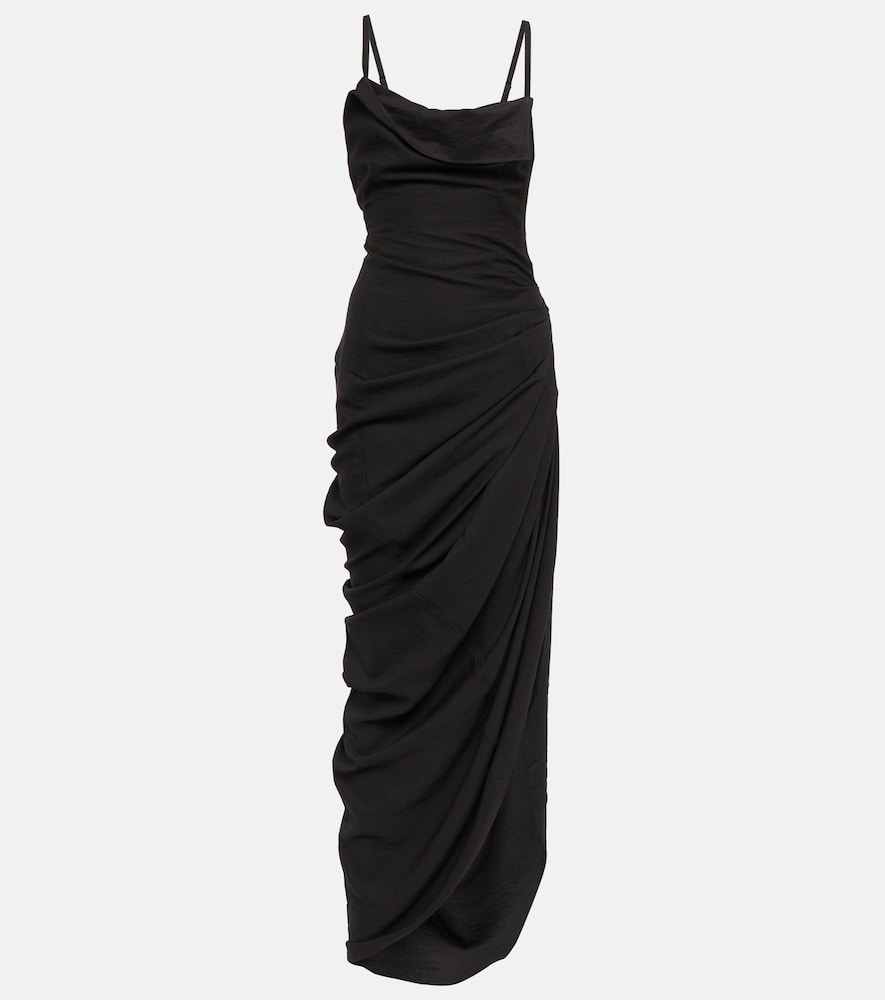 Jacquemus La Robe Saudade voile maxi dress. Jacquemus La Robe Saudade 巴里纱超长连衣裙