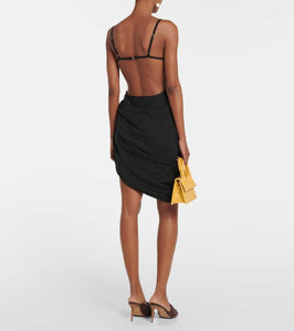 Jacquemus La Robe Saudade voile minidress