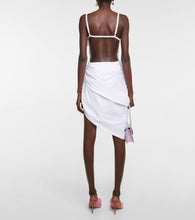 Jacquemus La Robe Saudade voile minidress