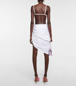 Jacquemus La Robe Saudade voile minidress