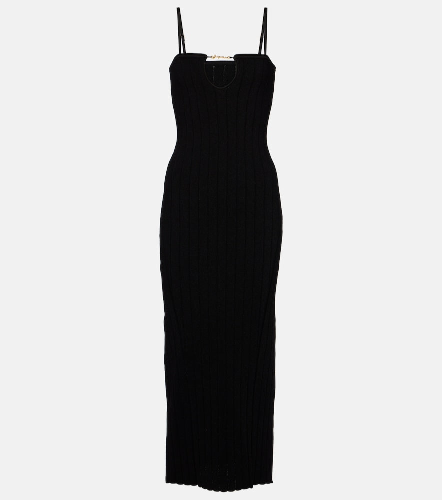 Jacquemus La Robe Sierra Bretelles midi dress. Jacquemus La Robe Sierra Bretelles 中长连衣裙