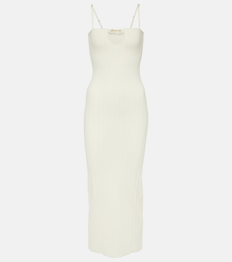 Jacquemus La Robe Sierra Bretelles midi dress. Jacquemus La Robe Sierra Bretelles 中长连衣裙