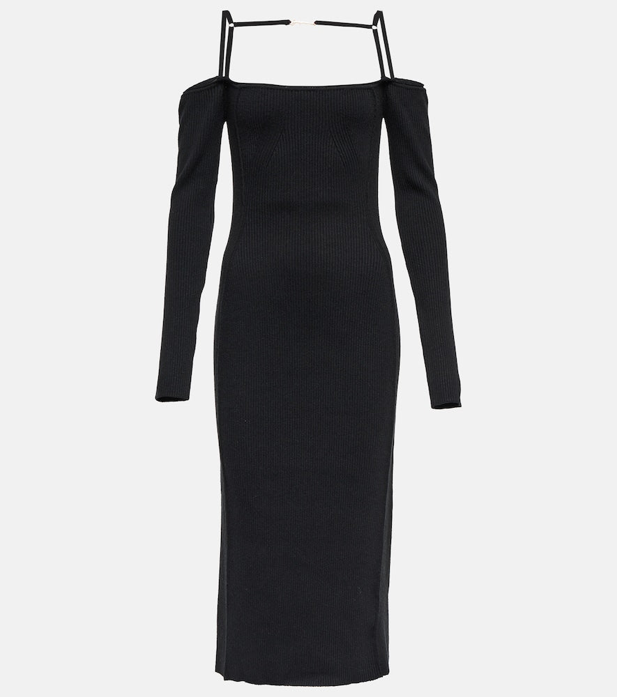 Jacquemus La Robe Sierra midi dress. Jacquemus La Robe Sierra 中长连衣裙