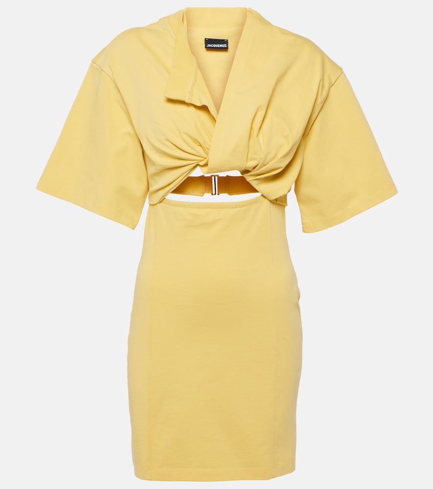 Jacquemus La Robe T-shirt Bahia cotton minidress. Jacquemus La Robe T恤 Bahia 棉质迷你连衣裙