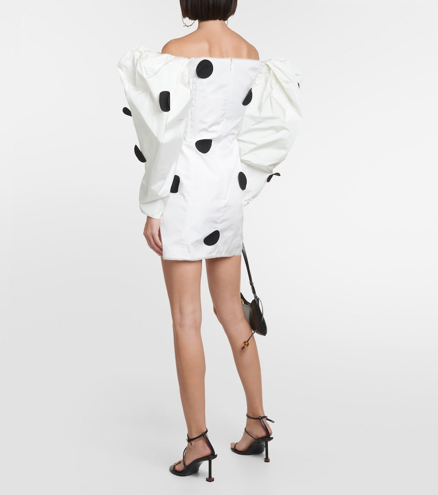 Jacquemus La Robe Taffetas polka-dot minidress
