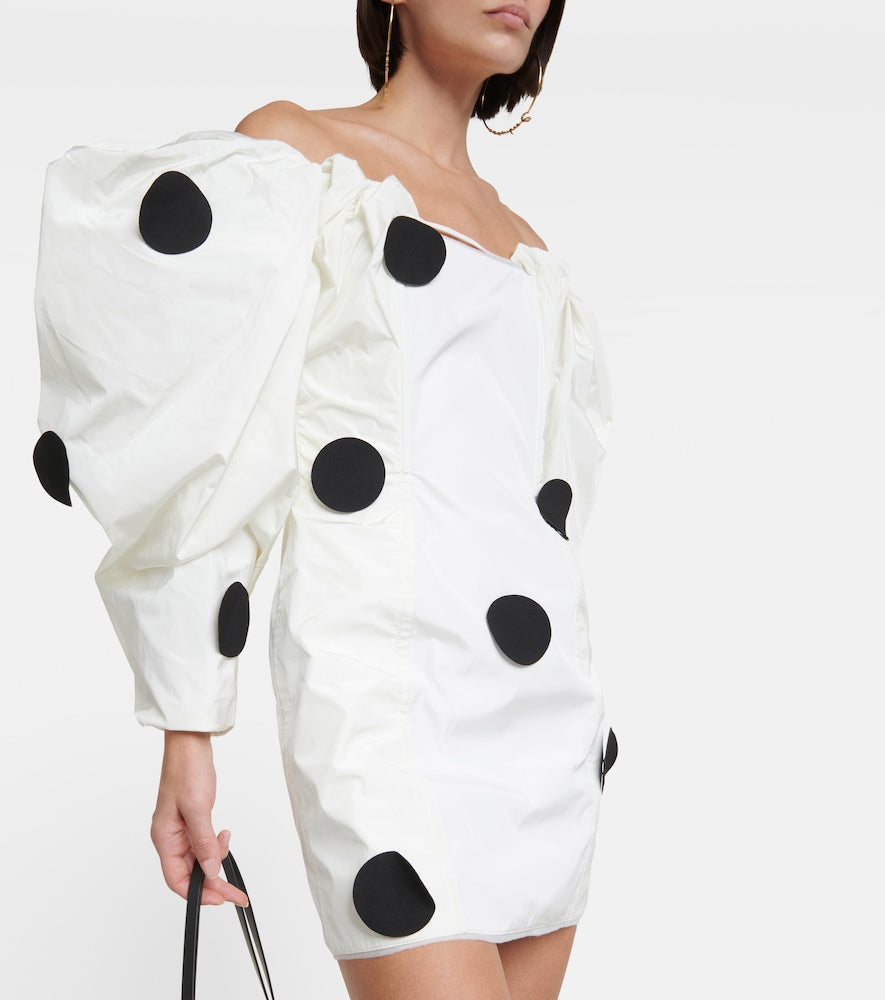 Jacquemus La Robe Taffetas polka-dot minidress