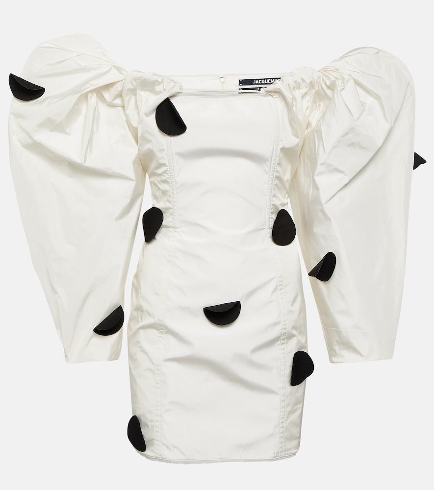 Jacquemus La Robe Taffetas polka-dot minidress. Jacquemus La Robe 塔夫绸圆点迷你连衣裙