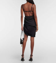 Jacquemus La Saudade brod√É¬©e satin minidress