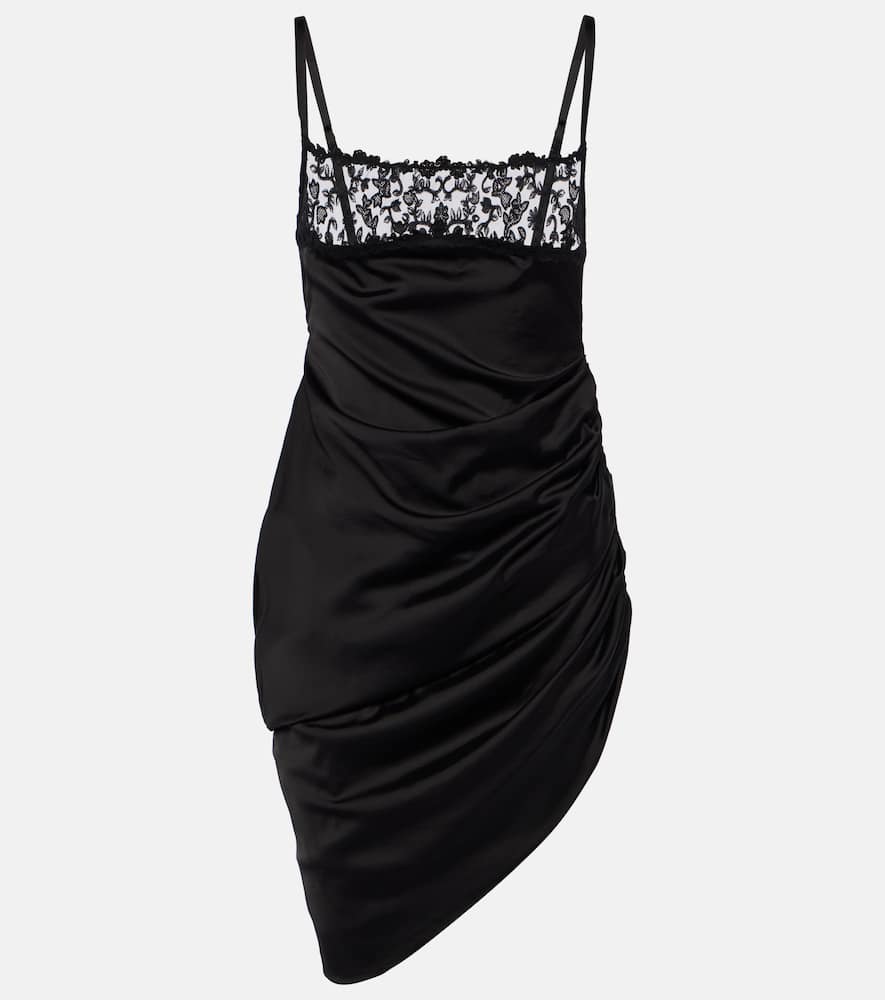Jacquemus La Saudade brod√É¬©e satin minidress
