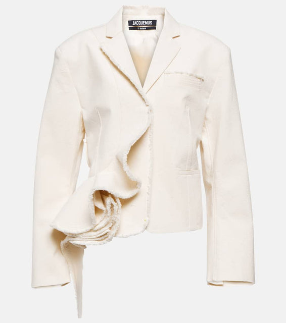 Jacquemus La Veste Artichaut ruffled blazer