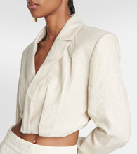 Jacquemus La Veste Bahia Courte cropped blazer