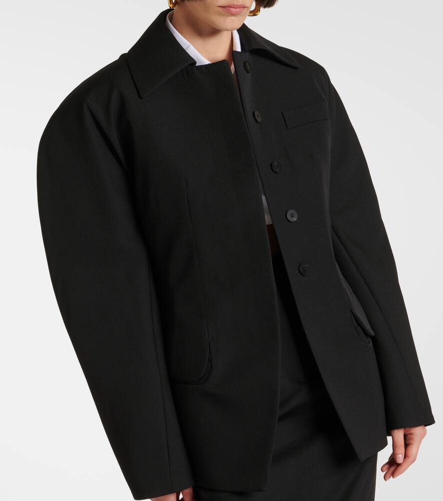 Jacquemus La Veste Castagna virgin wool jacket