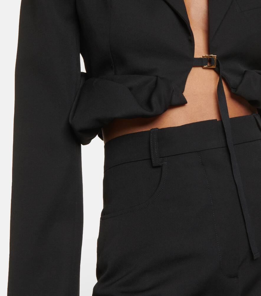 Jacquemus La Veste Croissant virgin wool jacket