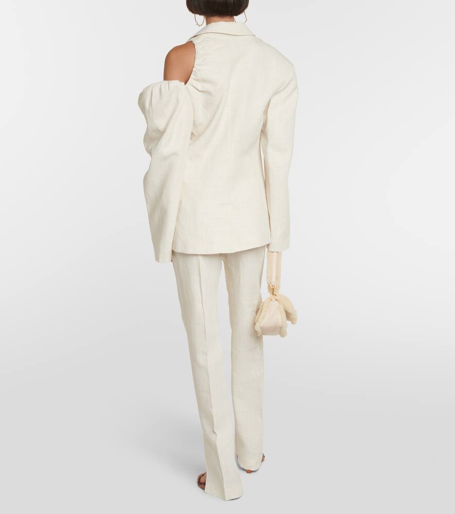 Jacquemus La Veste Galliga linen-blend blazer