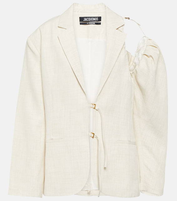 Jacquemus La Veste Galliga linen-blend blazer