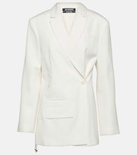 Jacquemus La Veste Tibau asymmetric blazer