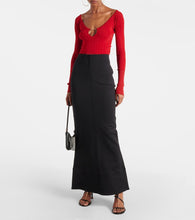 Jacquemus La jupe Escala knitted maxi skirt