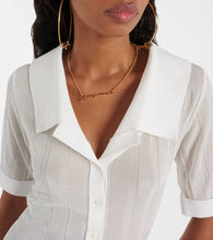 Jacquemus La mini robe Manta jersey shirt dress