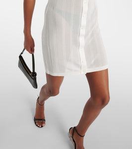 Jacquemus La mini robe Manta jersey shirt dress