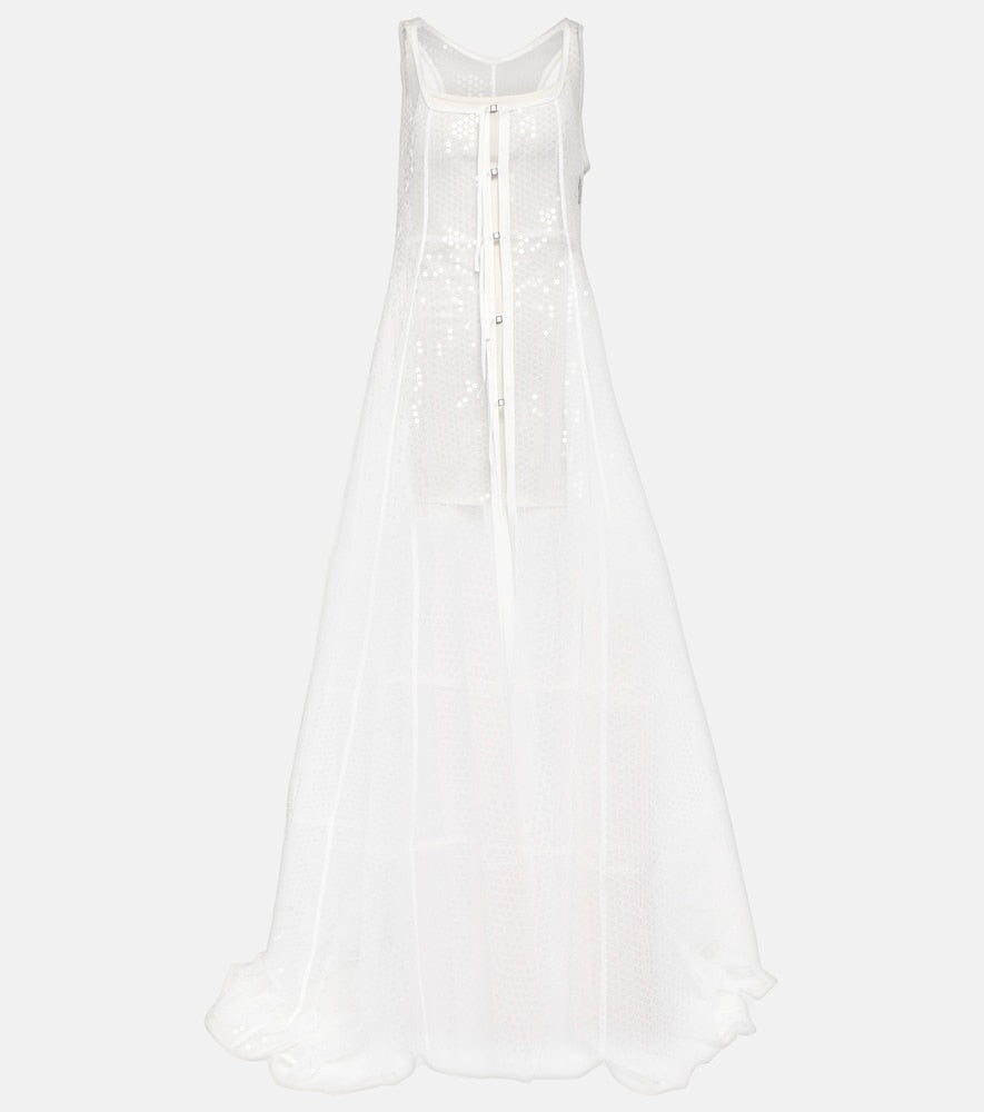 Jacquemus La robe Dentelle embellished gown. Jacquemus La robe Dentelle 缀饰礼服
