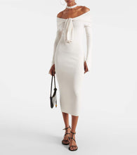Jacquemus La robe Doble wool-blend midi dress