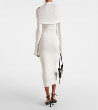 Jacquemus La robe Doble wool-blend midi dress