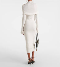 Jacquemus La robe Doble wool-blend midi dress