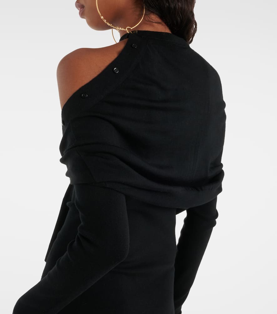 Jacquemus La robe Doble wool-blend midi dress