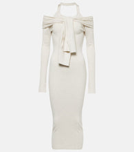 Jacquemus La robe Doble wool-blend midi dress. Jacquemus La robe Doble 羊毛混纺中长连衣裙