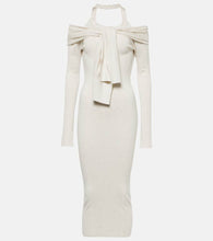 Jacquemus La robe Doble wool-blend midi dress