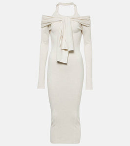 Jacquemus La robe Doble wool-blend midi dress