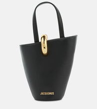 Jacquemus Le Bambola Small leather bucket bag. Shop Jacquemus Top-Handle Bags for women now.