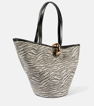 Jacquemus Le Bambola leather-trimmed tote bag