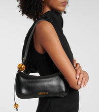 Jacquemus Le Bisou Perle Small leather shoulder bag